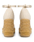Alpargata Beige Ankle Strap Tacón Cuña 1908